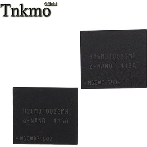 1PCS 2PCS 5PCS H26M31003GMR FBGA-153 H26M31003 FBGA153 26M31003GMR 31003 153 ball emmc 4G mobile hard disk chip New and original