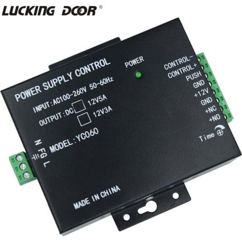 DC 12V 3A-5A Door Access Control system Switch Power Supply Adapter Covertor System Machine AC100~260V