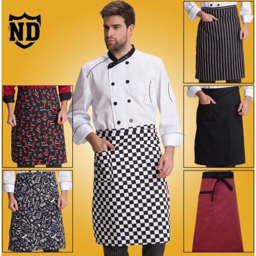 Home kitchen chef half-body hotel, western restaurant, coffee shop, mens and womens work apron