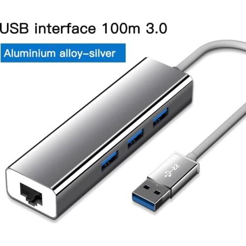 USB 3.0 Type C Ethernet Adapter Network Converter USB/Type-C To RJ45 10/100Mbps Lan Internet Cable ForMac Windows7/8/10 Android