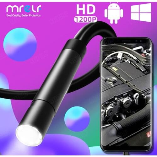 8mm Type C Endoscope Camera Flexible For Mobile Boroscope Usb Camera Proble For Smartphone Video Endoscope For Android