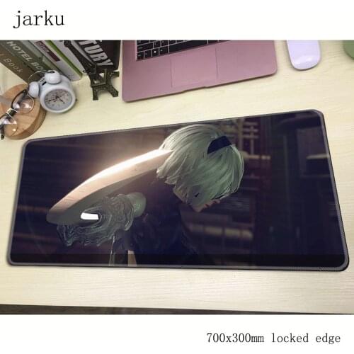 Nier automata mousepad gamer 700x300X3MM gaming mouse pad large anime notebook pc accessories laptop padmouse ergonomic mat