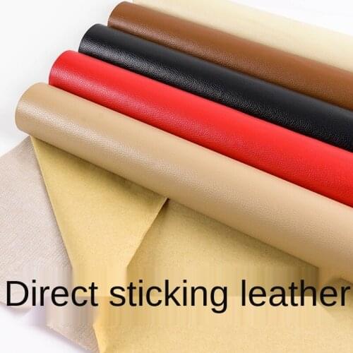 50x175cm Large Size Leather Patch Self Adhesive Stick-on No Ironing Sofa Repairing Leather PU Fabric Stickers Patches Scrapbook