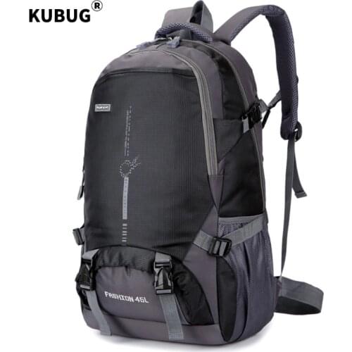 KUBUG 45L Outdoor Travel Backpack Large Camping Riding Hiking Bag Men Women Waterproof Sports Backpack