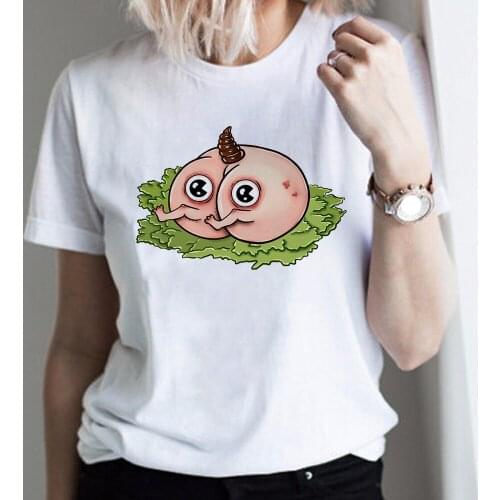 Monster Summer 2020 New Fashion T Shirt Harajuku Short Sleeve Fun Ulzzang T-shirt Big Eye Girl Tshirt Cartoon Women Top Tees