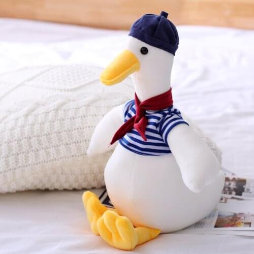 Painter Duck Little White Duck Doll Navy Duck Plush Toy For Boys And Girls Cute Birthday Gifts Dolls Boyfriend Girlfriend Gifts