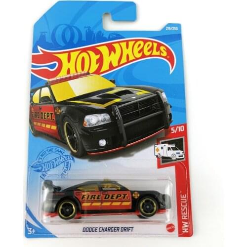 2021-216 Hot Wheels Cars DODGE CHARGER DRIFT 1/64 Metal Diecast Model Collection Toy Vehicles