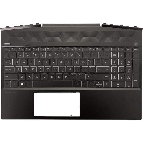 Laptop For HP Pavilion 15-DK Series Silver Green Purple L57593-001 AP2K8000320 AP2K8000300 Palmrest Backlit keyboard/Bottom Case