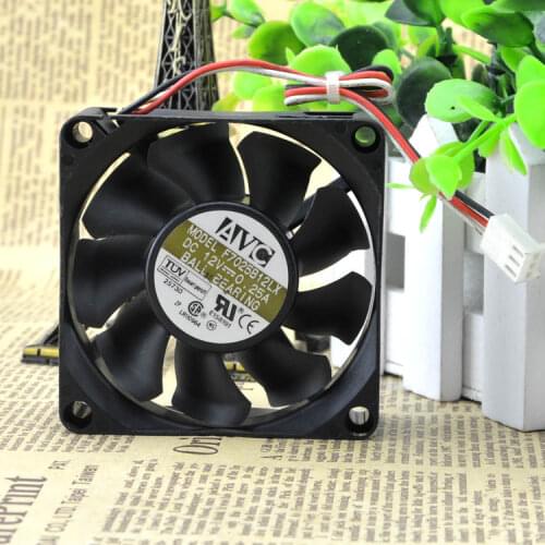 New original 7025 fan F7025B12LX DC12V double ball fan 7CM cm