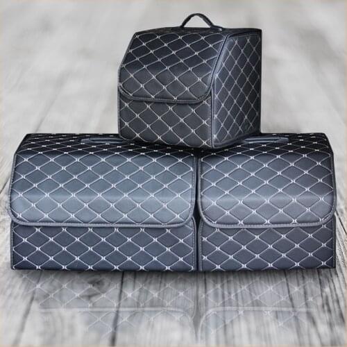 Car Trunk storage bag stowing Organizer Organizer with Lid Portable Car Storage Stowing Tidying Auto Multiuse Storage Bag