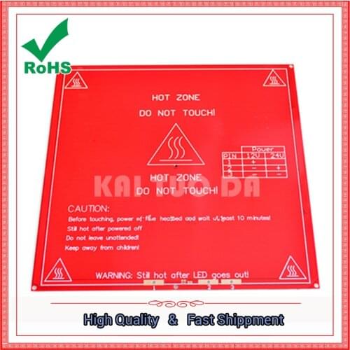 3D printer PCB hot bed Mk2b 12/24 dual power supply 214x214mm Mk2a 214*214mm