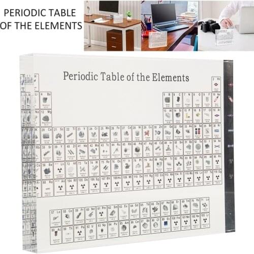 Periodic Table of Elements Periodic Table Display With Real Elements School Teaching Chemical Periodic Tables