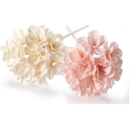 Nordic Elegant Handmade Aromatherapy Dried Flower DIY Bouquet Incense Decoration Living Room Bedroom Aromatherapy Pink And White