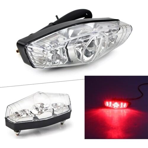 LED Motorcycle Integrated Rear Tail Light For Harley Honda Yamaha Kawasaki Suzuki ATV Dirt Bike/Scooter etc. Universal
