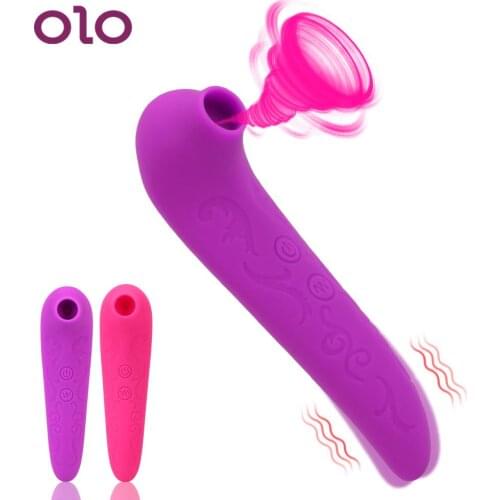 Vibrating Nipple Clit Sucker Sex Toys for Women Dual Use Clitoris Stimulator Vibrator Wand Sucking Vibrator Adults Products