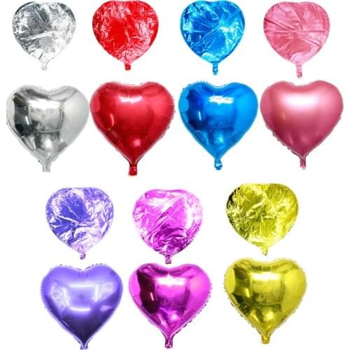 APRICOT Foil Balloons 10inch Heart Shape Helium Balloons For Birthday Wedding Party Decoration Inflatable 1piece