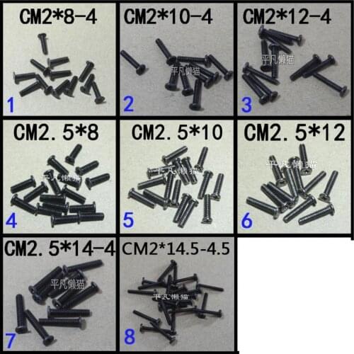 WZSM New 10pcs/Model Laptop shell cover screw Computer repair long screws for Lenovo for ASUS/ACER/ Toshiba/DELL /HP for SONY