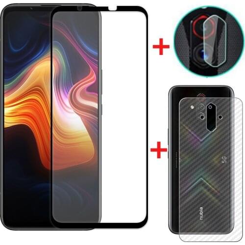 Camera Lens Protector+2.5D 9H Screen Protector For Nubia Red Magic 5G Lite 5S Full Coverage Tempered Glass Explosion-Proof Glass