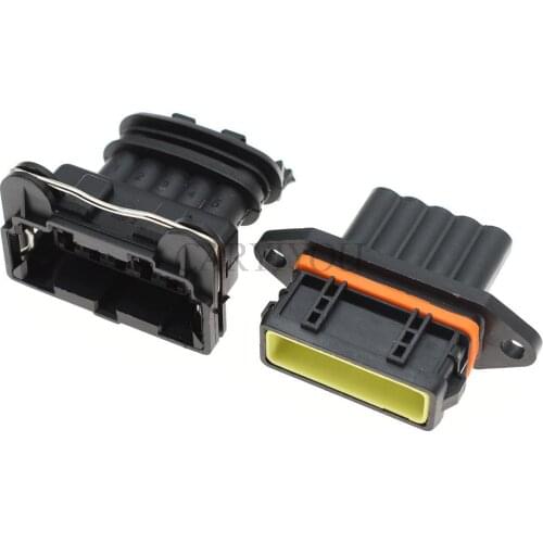 1 Set 282193-1 5 Pin Way Auto Sealed Junior Power Timer JPT Connector 3.5MM Female Male Socket Plug DJ7053CA-3.5-21