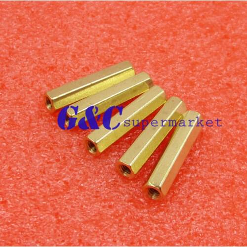 10pcs M3 22 mm Hexagonal net nut Female brass Standoff/Spacer Good Quality diy electronics