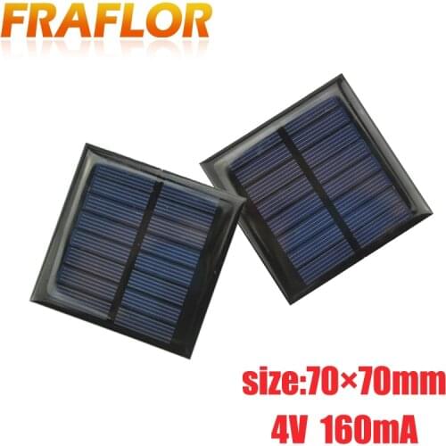 10Pcs DIY Toy And Solar Light Celulas Energia Module Thin Film Solar Panel Supply Power Bank Mini Cells Phone Battery Charge