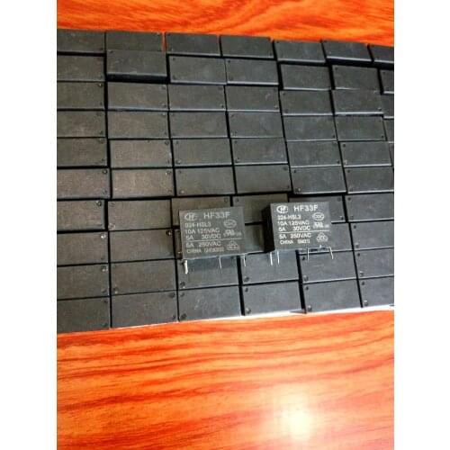 100% new original relay HF33F-24V-HSL3 HF33F-024-HS 24V DIP4 HF33F 10A-250VAC 5A-30VDC AliExpress Standard Shipping