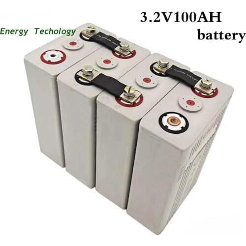 16PCS CALB 3.2v 100Ah LiFePO4 Rechargeable Battery Grade A 200AH Plastic SE100AH Lithium iron Phosphate Packs Solar Battery
