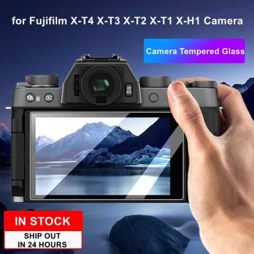 2PCS Camera Original 9H Camera Tempered Glass LCD Screen Protector for Fujifilm Fuji X-T4 X-T3 X-T2 X-T1 X-H1 Camera
