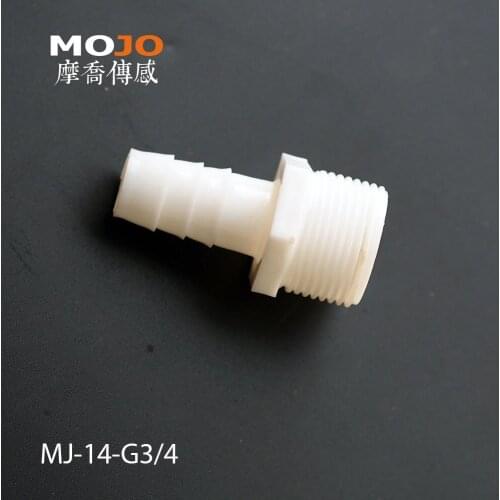 2020 Free shipping!(100pcs/Lots) MJ-14-G3/4 straight-through joint 14mm to G3/4" male thread connector pipe fitting