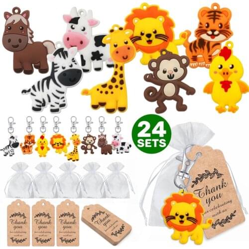 Animal keychain,gift,shower,birthday,baptism