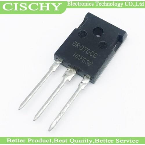 5pcs/lot IPW60R070C6 6R070C6 TO-247 600V 53A In Stock