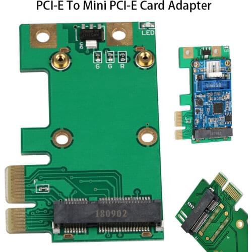Replace PCI-E to Mini PCI-E Card Adapter Accessory Part PCI Express to Mini PCIe