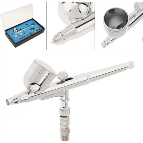 Dual Action Airbrush Spray Gun Kit Trigger Spray Gun for Art Craft Model Paint Spraying Hobby 0.2/0.3/0.5MM 7CC Air Brush