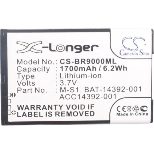 Cameron Sino 1700mAh Battery For BLACKBERRY For Onyx, For Bold 9000, 9030, 9220, 9630, 9630 World Edition, 9700, 9780, etc