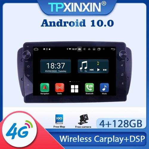 Android 10.0 Car Radio For Seat Ibiza 2009 2010 2011 - 2015 Multimedia Video Audio Recorder DVD Player Navigation GPS Auto 2din