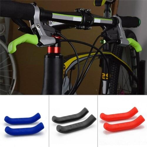 Mountain Foldable Brake Bicycle Lever Protective Cover Silicone Cover High Abrasion Resistance Anti-slip Grip The Handle Stable