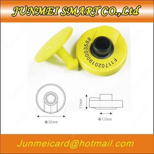 ID Card 10 sets per lot 134.2khz long range em4305 fdx-b rfid chip animal ear tag tracking chip tags for pets animals