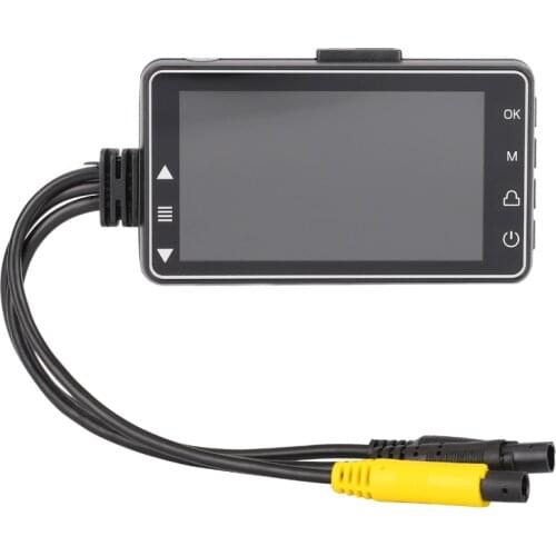 Intelligent anti-shake motorcycle DVR front and back dual lens Front 1080p + rear 1080p Hd waterproof Motor Recorder