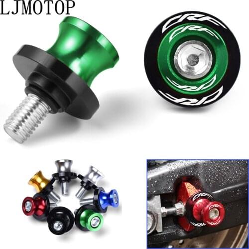 Motorcycle Swingarm Spools M8 Stand Screws CNC For HONDA CR125R CR250R CRF250R CRF450R CRF450RX CRF250X CRF450X CRF 125 250 450