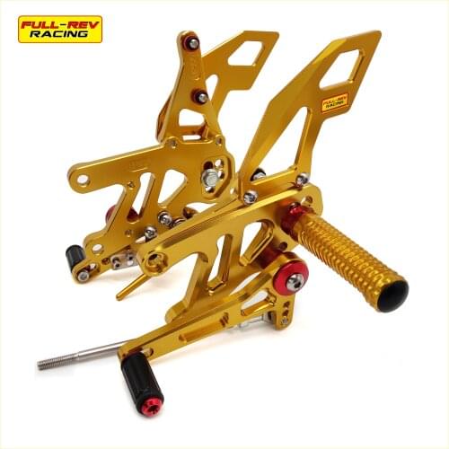 Motorcycle Rearset Footpegs Full Rev Racing For APRILIA RSV4 APRC ABS 13-16 rearsets