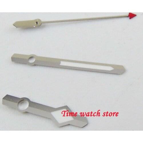 Watch hand PARNIS Silver white LUMINOUS fit for MIYOTA 8215 8205 821A Automatic movement H125