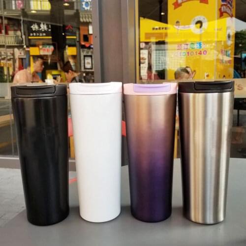NEWEST diamond gradient stainless steel straw cup for Star father thermos custom LOGO