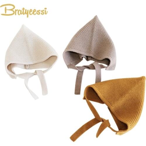 New Winter Kids Hat for Boy Autumn Spring Children Hats for Girls Cap Pinnacle Elf Boys Hat Knit Fashion Kids Cap 3-12 Years