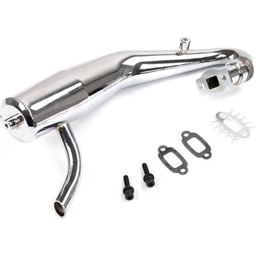 Exhaust Pipe Fit for 1/5 FG Monster Hummer ROFUN ROVAN 4WD Big Monster Turck Rc Car Parts