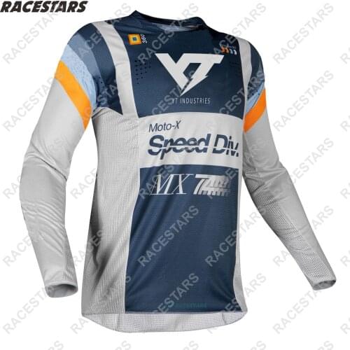 YT Motocross Gear Mountain Bike Motorcycle Enduro Jersey Downhill MTB Jersey Long Sleeve BMX DH T-Shirt Clothes Maillot Ciclismo