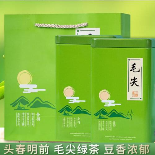 Maojian Green Tea Tea New Tea Fragrant Bubble-Resistant Mingqian Alpine Tea Bulk Canned