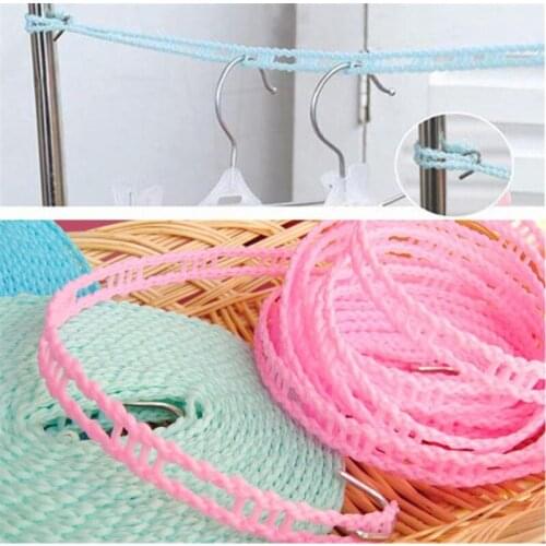 Clothes Rope 1pcs Outdoor 3m Length Nylon Non-slip Drying Clothes Hangers Clothesline Washing Line Laundry Storage Racks 5ZCF117