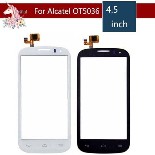 10pcs/lot For Alcatel One Touch POP C5 5036 OT 5036 5036D 5037E OT5036 Touch Screen Digitizer Sensor Outer Glass Lens Panel