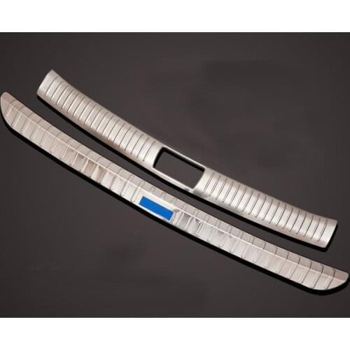 Car accessories For HYUNDAI ix25 2015-2017 Stainless Steel Rear Inner Trunk Boot Bumper Guard Plate Protector Molding Trim 2pcs