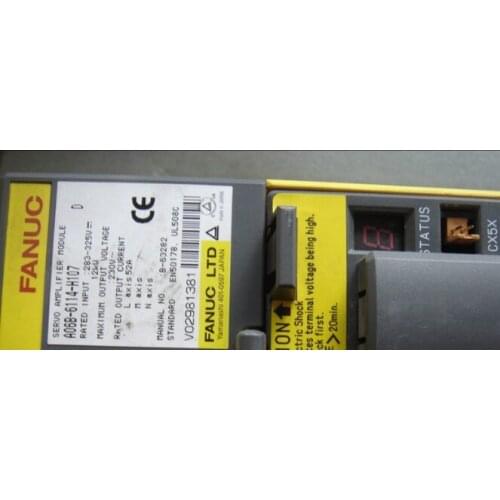 USED 100% TESTED A06B-6114-H107 FANUC A06B-6114-H107 SERVO AMPLIFIER MODULE A06B-6114-H107